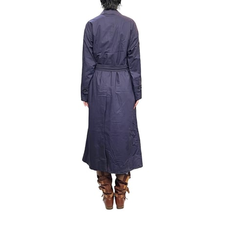 【USED】80's Burberrys ONE PANEL SLEEVE BALMACAAN COAT NAVY MADE IN ENGLAND