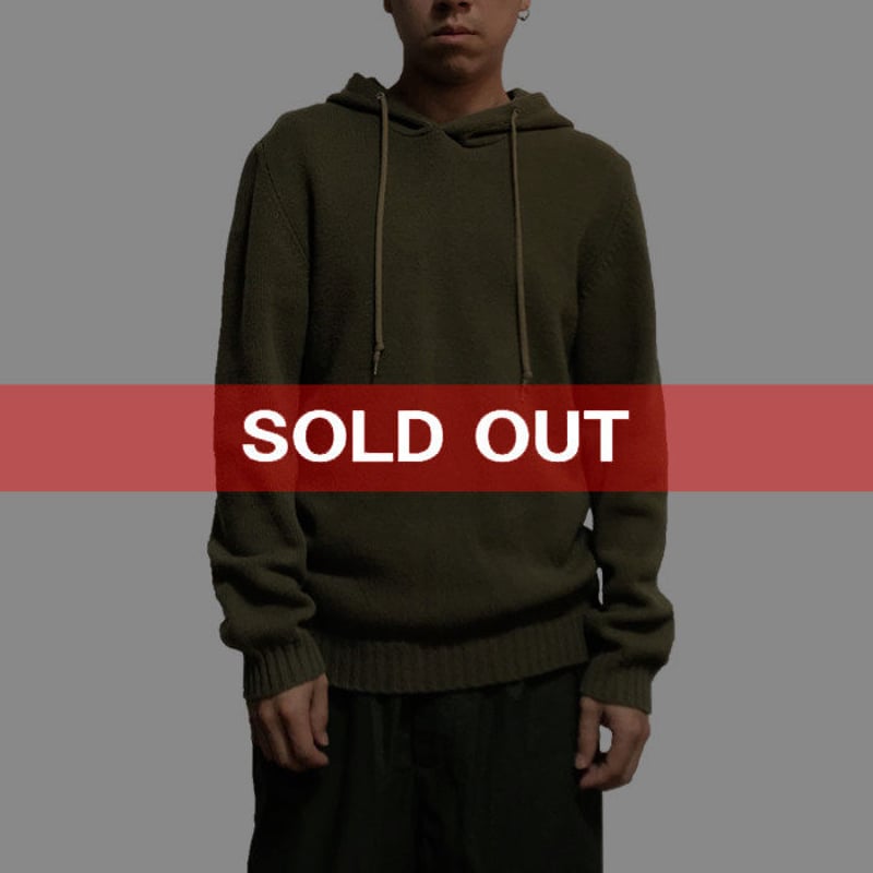 USED】90'S HELMUT LANG KNIT HOODIE | KONBINI USED】90'S HELMUT LANG KNIT HOODIE | KONBINI