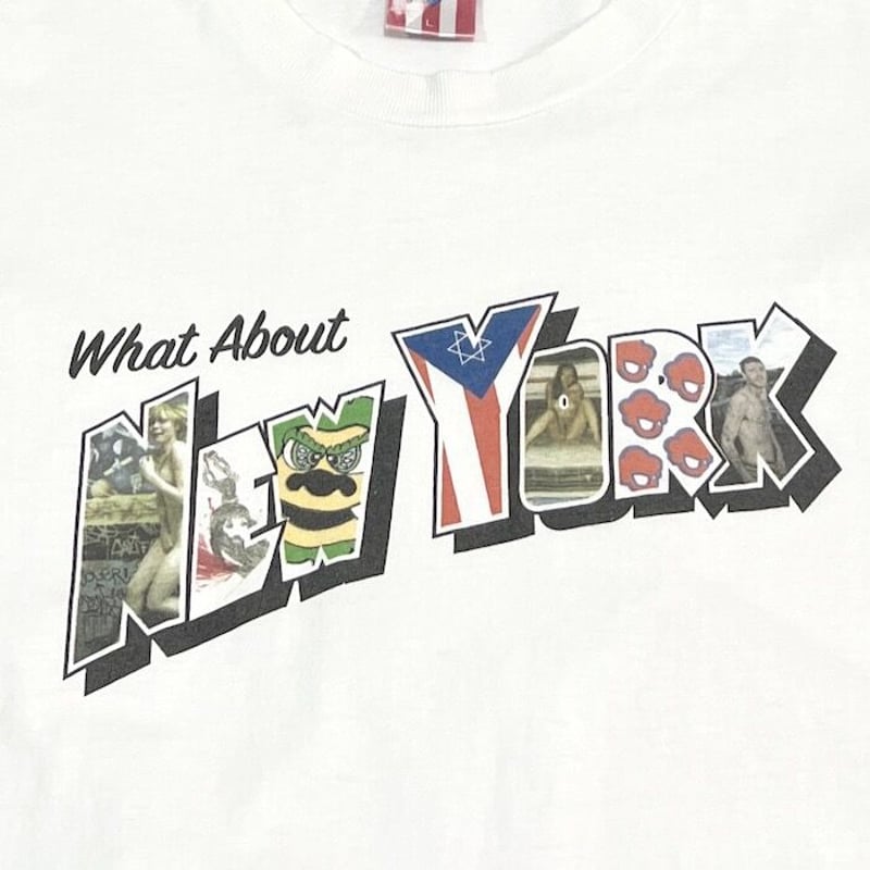 USED】00'S ANYTHING × AGNES B. WHAT ABOUT NEW Y