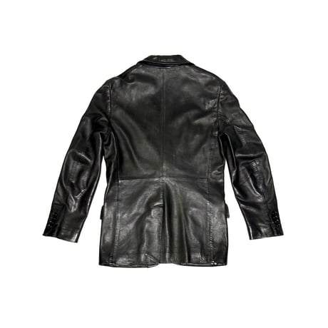【USED】90's DOLCE & GABBANA VERA PELLE REAL LEATHER 2B JACKET