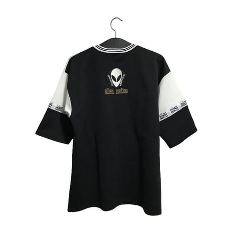 【USED】90'S ALIEN & NATION FOOTBALL T-SHIRT
