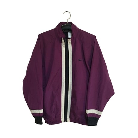 【USED】90'S NIKE NYLON JACKET PURPLE