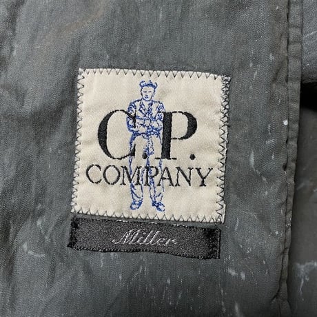 【USED】90'S  C.P.COMPANY WAXED LONG COAT