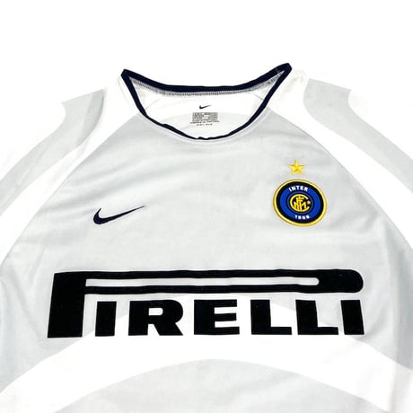 【USED】00'S NIKE 01-02 INTER MILAN AWAY FOOTBALL SHIRT
