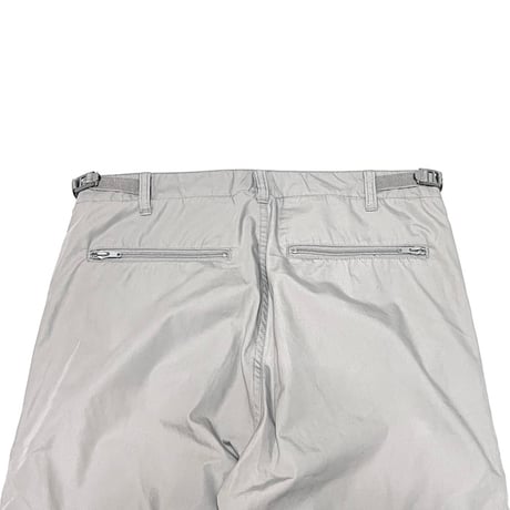 【USED】90's-00's STUSSY 8 ZIP-POCKET FLIGHT PANTS LIGHT GRAY