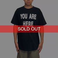【USED】00’s “YOU ARE HERE” Message Print T-shirt