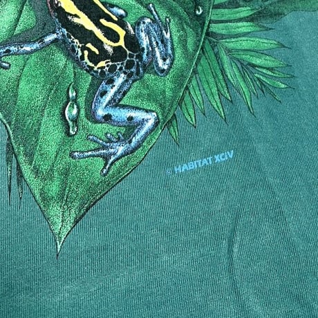 【USED】90'S HABITAT FROG T-SHIRT