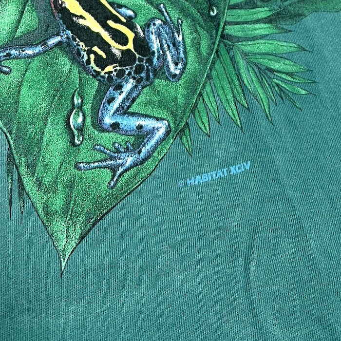 USED】90'S HABITAT FROG T-SHIRT | KONBINI
