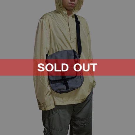 【USED】00'S STUSSY MONOGRAM SHOULDER BAG