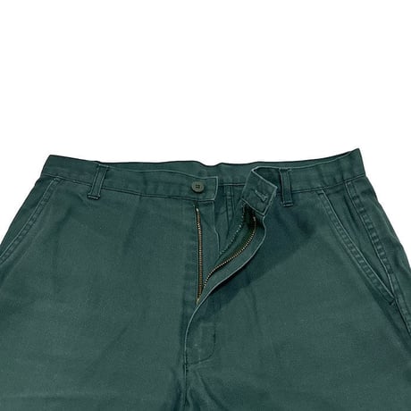 【USED】70'S-80'S FRENCH WORK PANTS DEEP GREEN