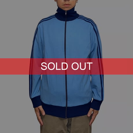【USED】70's adidas OLD TRACK JACKET MADE IN WEST-GERMANY