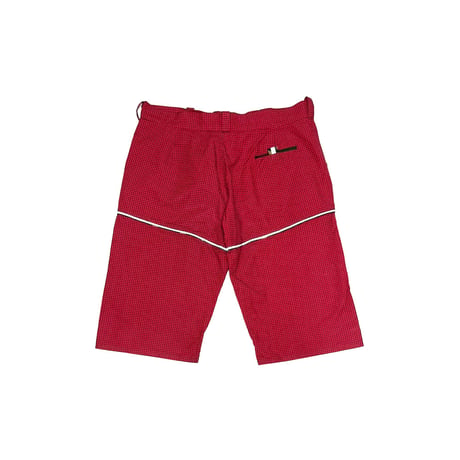 【USED】90's Maharishi Reflective Trim Grid Tech Shorts
