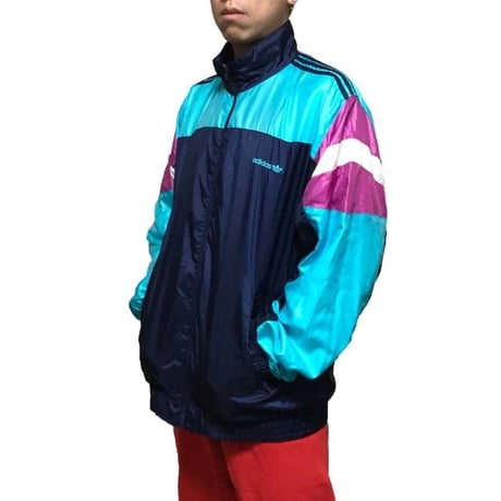 【USED】80'S ADIDAS NYLON JACKET MADE IN FRANCE