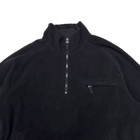 【USED】00's NIKE CHEST POCKET HALF ZIP FLEECE PULLOVER JACKET