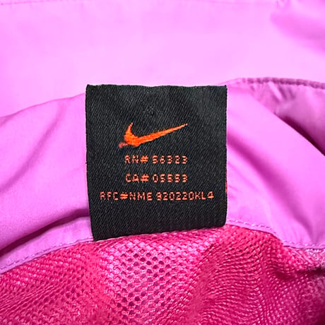 【USED】00's NIKE CLIMA-FIT Zip-Up Nylon Jacket Pink