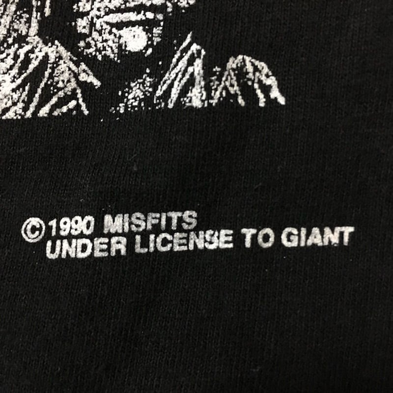 USED】90'S MISFITS × PUSHEAD T-SHIRT | KONBINI USED】90'S MISFITS × PUSHEAD T-SHIRT | KONBINI