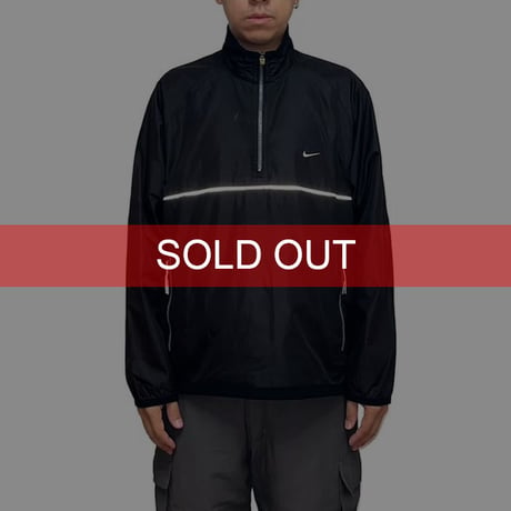 【USED】00's NIKE RUNNING HALF-ZIP PULLOVER JACKET