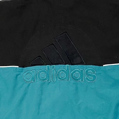 【USED】00'S ADIDAS PERFORMANCE LOGO JACKET EMERALD GREEN