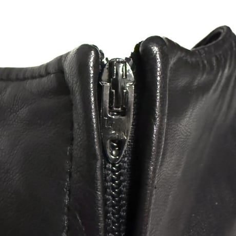【USED】80's VAKKO LEATHER DRESS