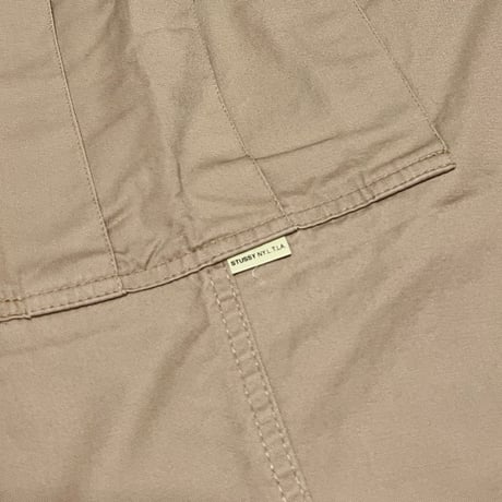 【USED】90's STUSSY CARGO PANTS BEIGE MADE IN USA