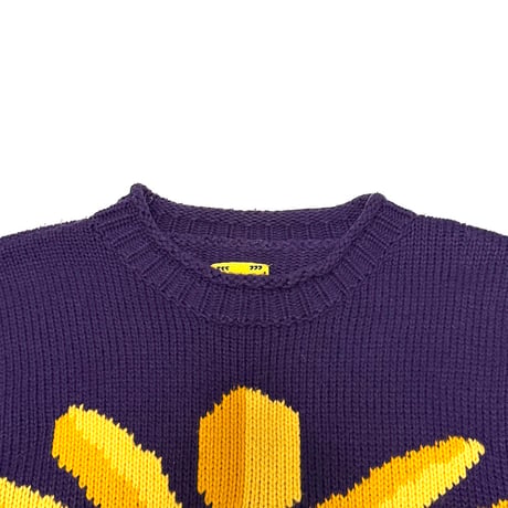【USED】UNIF SUNFLOWER KNIT SWEATER