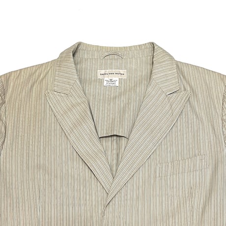 【USED】90's DRIES VAN NOTEN PEAKED LAPEL STRIPE JACKET