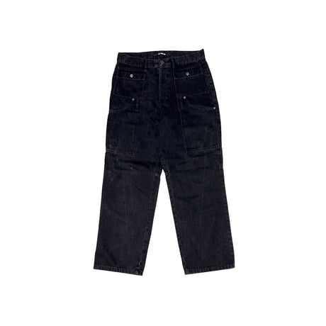 【USED】JACQUEMUS LE GADJO 6-POCKET BLACK JEANS