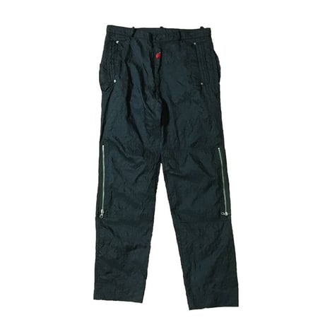 【USED】90'S W&LT CROCODILE EMBOSSING NYLON TROUSERS