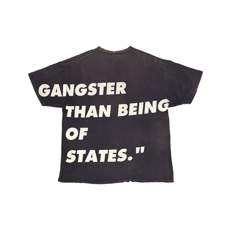 【USED】SUPREME × TET 2007AW Goodfellas “Gangster” T-shirt Fade Black