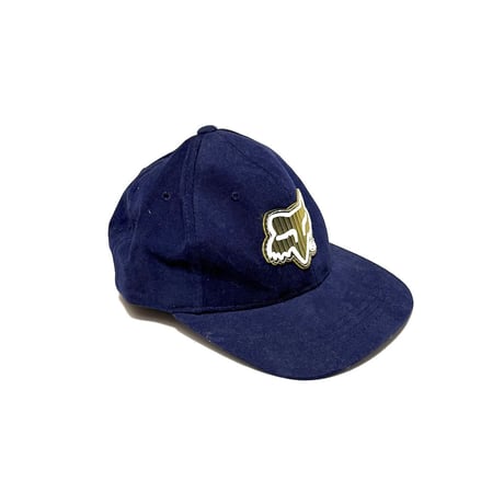 【USED】00's FOX RACING RUBBER PATCH LOGO CAP