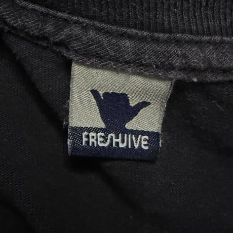 【USED】90's FRESHJIVE “Shaka Hand Sign” Graphic L/S T-shirt