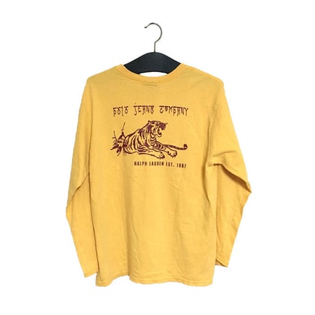 【USED】90'S POLO JEANS ORIENTAL L/S T-SHIRT
