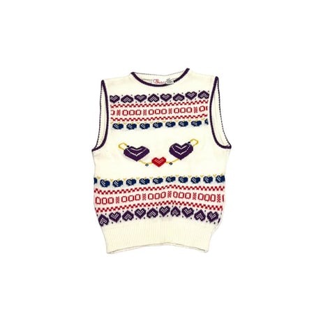 【USED】90's Break Out KNIT VEST