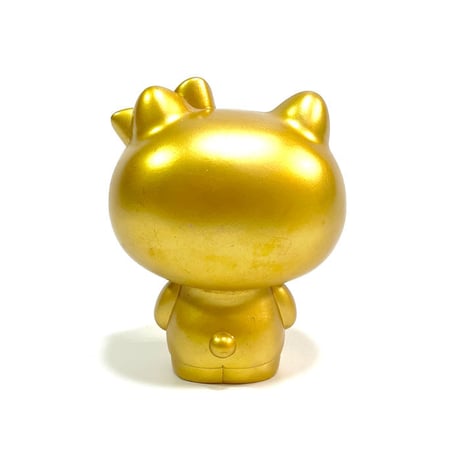 【USED】2009 HELLO KITTY × ATMOS FIGURE DOLL GOLD