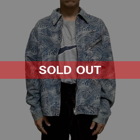 【USED】90'S VIVIENNE WESTWOOD WAVE DENIM JACKET