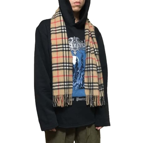 【USED】90'S BURBERRYS CASHMERE SCARF