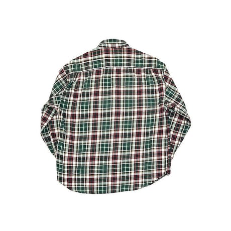 【USED】90'S OLD GAP PLAID FLANNEL SHIRT