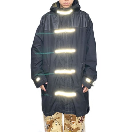 【DEAD STOCK】90'S MAHARISHI 3-WAY FISH TAIL HOODED COAT BLACK