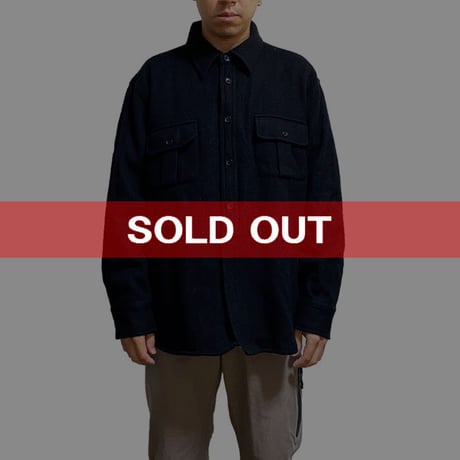 【USED】90'S-00'S STUSSY CPO SHIRT