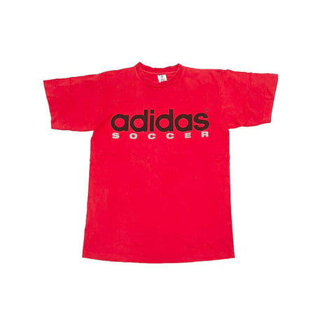 【USED】90's ADIDAS SOCCER LOGO T-SHIRT
