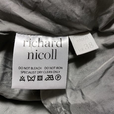【USED】RICHARD NICOLL JACQUARD WEAVE BLOUSON