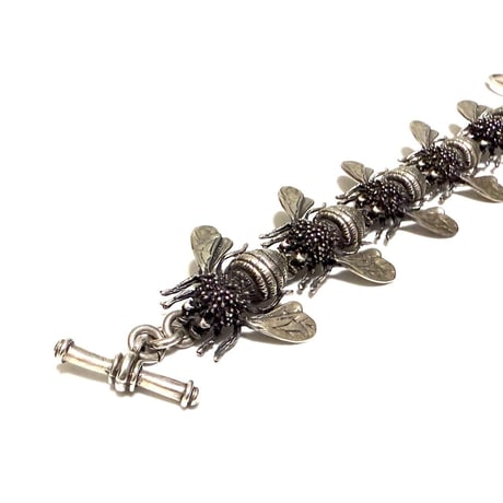 【USED】90's SIX BEES STERLING SILVER BRACELET