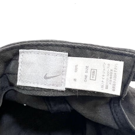 【USED】00'S NIKE FADE BLACK CAP