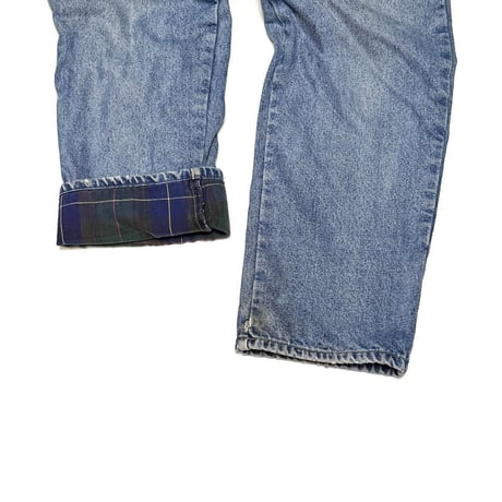 【USED】90's Cabela's Flannel-Lined Denim Pants