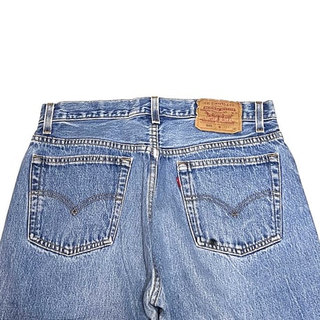 【USED】90'S Levi's 501 CUT OFF JEANS MADE IN USA