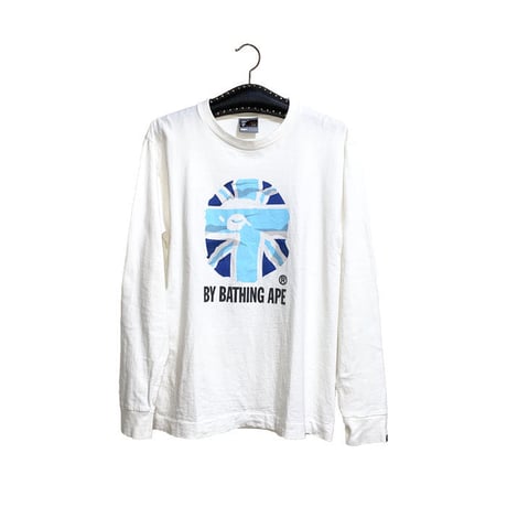 【USED】90'S A BATHING APE "UNION APE" L/S T-SHIRT