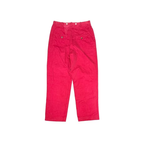 【USED】90's Ralph Lauren COTTON WORK TROUSERS RED