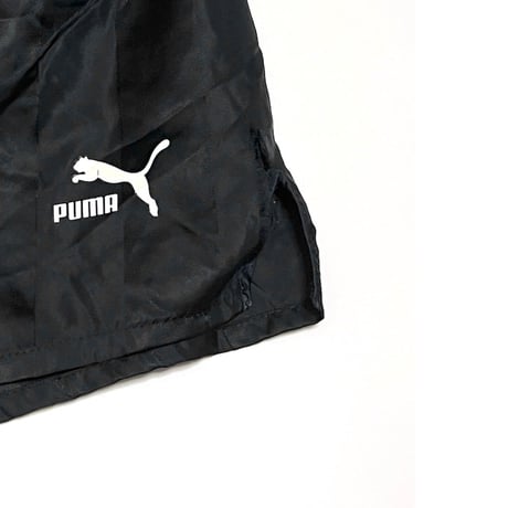 【USED】80's PUMA RUNNING SHORTS BLACK