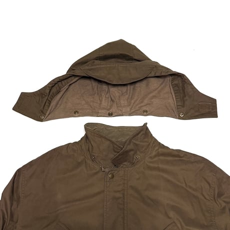 【USED】90's Eddie Bauer Field Parka with Detachable Hood Brown