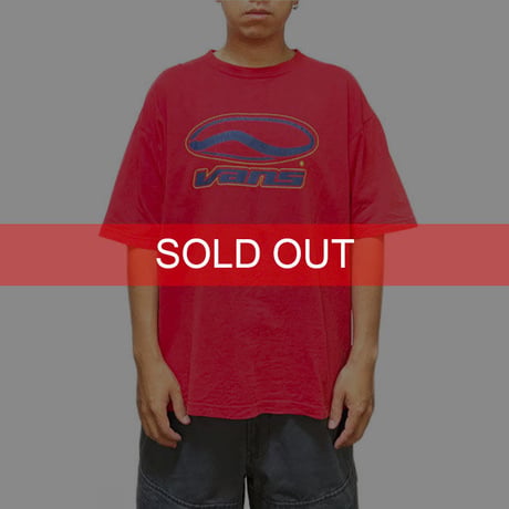 【USED】00'S VANS NEW LOGO T-SHIRT